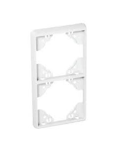 ESPELHO DUPLO VERTICAL BRANCO