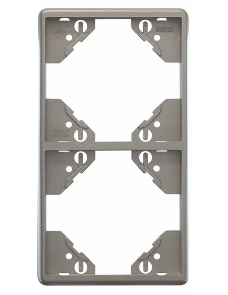 ESPELHO DUPLO VERTICAL PRATA