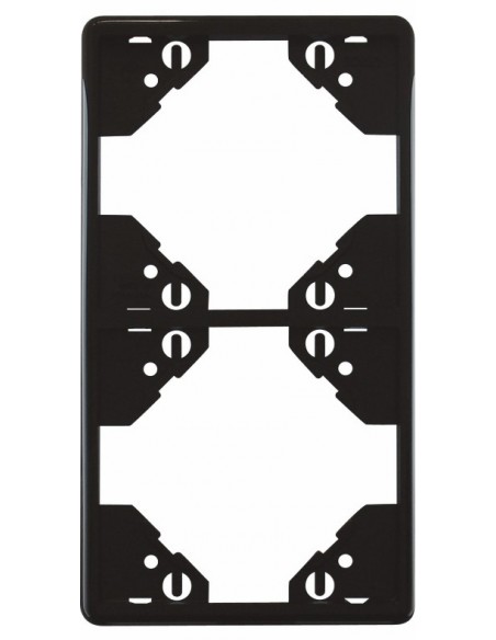 ESPELHO DUPLO VERTICAL PRETO