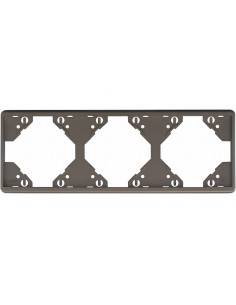 ESPELHO TRIPLO HORIZONTAL GRAFITE