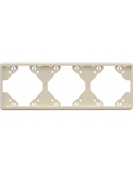 ESPELHO TRIPLO HORIZONTAL MARFIM