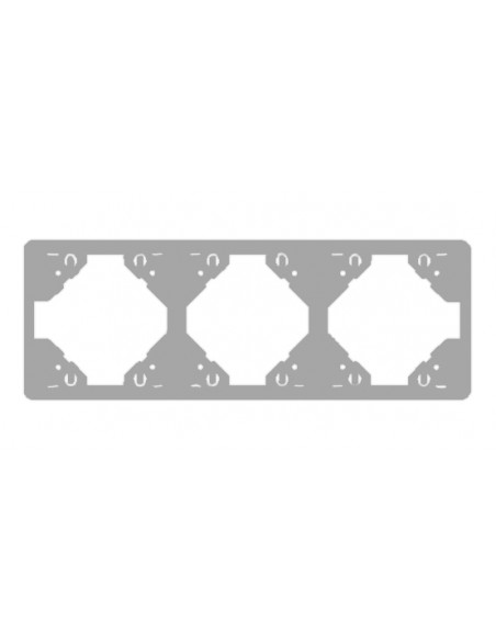 ESPELHO TRIPLO HORIZONTAL PRATA