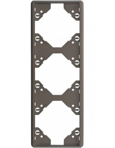 ESPELHO TRIPLO VERTICAL GRAFITE