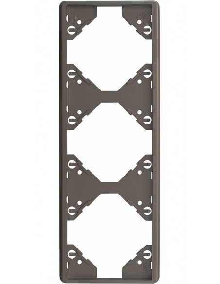 ESPELHO TRIPLO VERTICAL GRAFITE