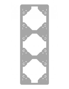 ESPELHO TRIPLO VERTICAL PRATA