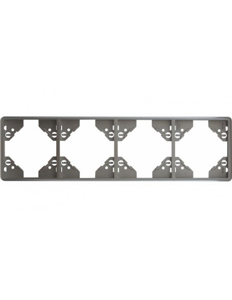 ESPELHO QUÁDRUPLO HORIZ PRATA