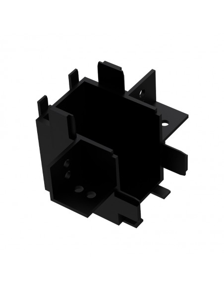 CANTO P/ CALHA MAGNETICA EMBUTIR PRETA