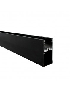 CALHA MAGNETICA SUSPENSA 1MT PRETA