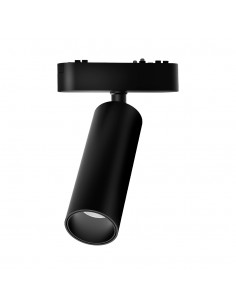 PROJETOR DE CALHA MAGNETICO EM PRETO 15W 2700K