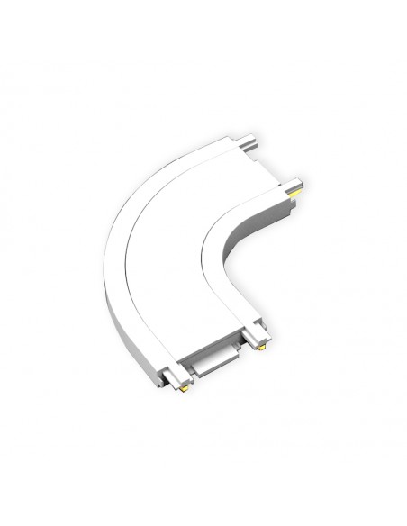 UNIAO CURVA P/CALHA MAGNETICA BRANCA