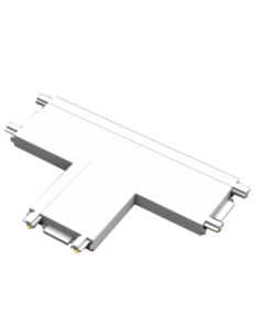 UNIAO EM T P/ CALHA MAGNETICA SALIENTE BRANCA