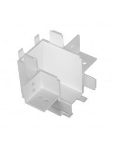 CANTO P/ CALHA MAGNETICA EMBUTIR BRANCA