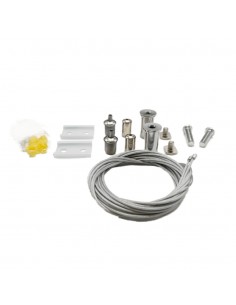 KIT SUSPENSÃO P/ CALHA MAGNETICA BRANCA