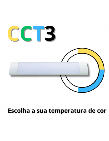 ARMADURA LED SLIM - CCT3 - 90CM