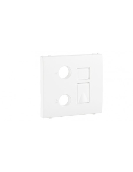 CENT TOM MISTA R-TV-RJ45/R-TV-RJ45-FO BRANCO