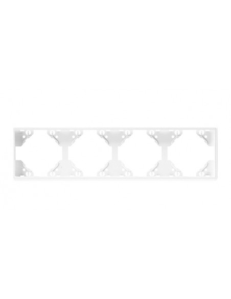 ESPELHO QUÁDRUPLO HORIZ BRANCO