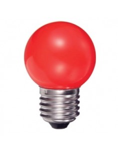 LAMPADA LED B45 E27 VERMELHA