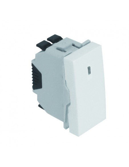 INTERRUPTOR UNIP C/ SINALIZAÇÃO - 1 MÓDULO BRANCO