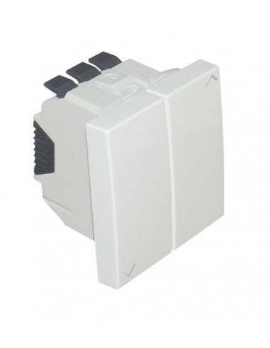 BOTAO DUPLO DE PERSIANA 2M Q45 BRANCO