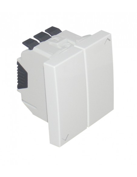 BOTAO DUPLO DE PERSIANA 2M Q45 BRANCO