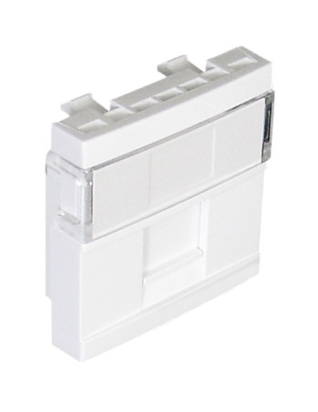 MÓDULO 1 SAIDA P/CONETOR RJ45 2M BRANCO