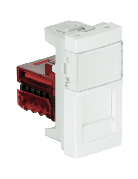 MÓDULO C/CONETOR RJ45 CAT. 6 UTP BRANCO