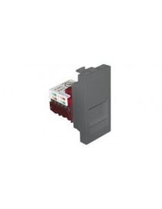 MÓDULO C/CONETOR RJ45 CAT. 6 UTP - 1 MÓD ALUMINA