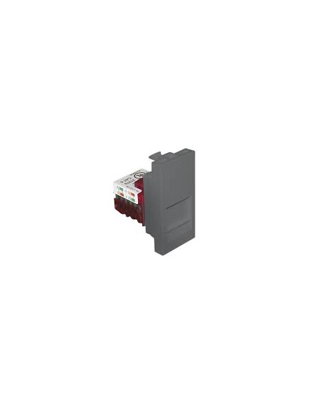 MÓDULO C/CONETOR RJ45 CAT. 6 UTP - 1 MÓD ALUMINA