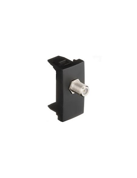 MÓDULO C/CONETOR COAXIAL TIPO F - 1 MÓD PT MATE