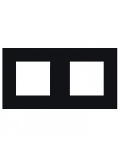 QUADRO DUPLO Q45 PRETO MATE