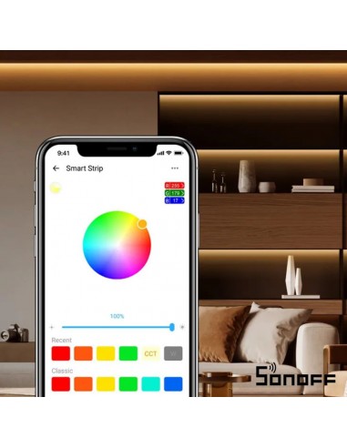 KIT FITA LED 5050 RGB 12V COMANDO WIFI IP65