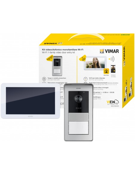 KIT VIDEO MONITOR TOUCH SCREEN 7" REC+WI-FI