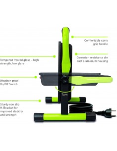 PROJETOR TRABALHO PORTATIL 30W 2500LM 5000K C/FICHA 2