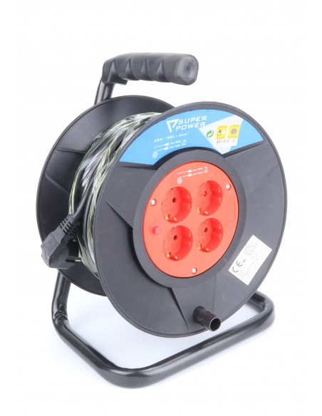 EXTENSAO ENROLADORA C/4 TOMADAS 3G1,5 25M