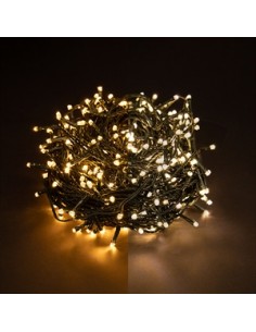 SERIE DE NATAL 12M 140 LED´S FIO VD- LUZ AMARELA IP20