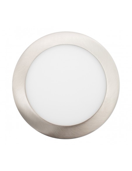 DOWNLIGHT ENCASTRAR LED 12W REDONDO 4000K AÇO ESCOVADO