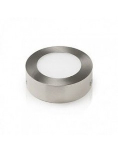 DOWNLIGHT SALIENTE LED 6W REDONDO 6500K AÇO ESCOVADO