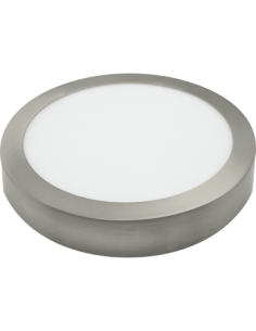 DOWNLIGHT SALIENTE LED 12W REDONDO 6500K AÇO ESCOVADO