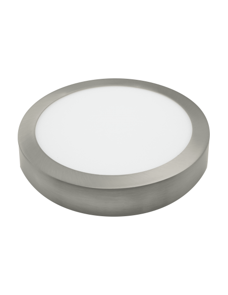 DOWNLIGHT SALIENTE LED 24W REDONDO 4000K AÇO ESCOVADO