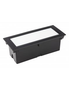 APLIQUE MURO CLARA 300 LED 4000K PRETO