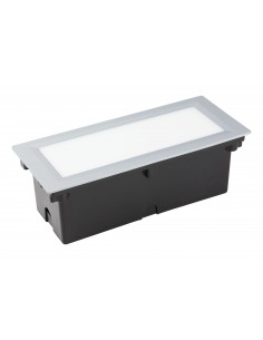 APLIQUE MURO CLARA 300 LED CINZA - E27