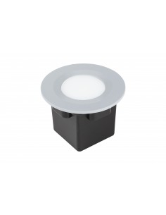 APLIQUE DE MURO CLARA 97 LED 4000K CINZA