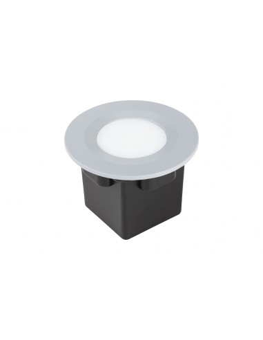 APLIQUE DE MURO CLARA 97 LED 4000K CINZA
