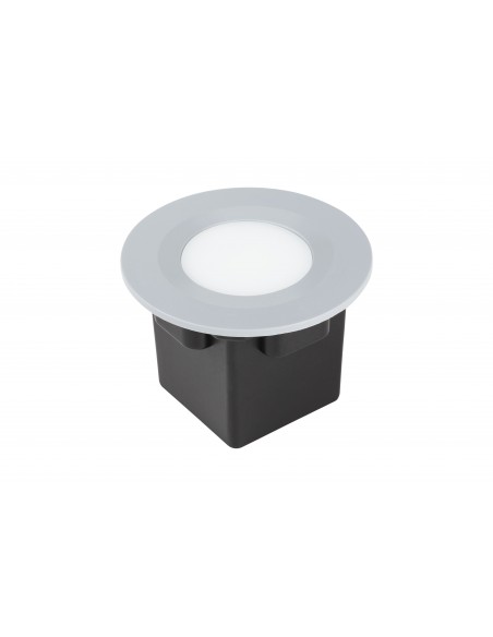 APLIQUE DE MURO CLARA 97 LED 4000K CINZA