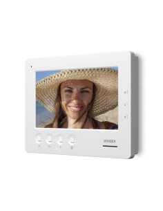 MONITOR MÃOS LIVRES ERA LCD 7" P/2300 C/4 BOT BRANCO 2