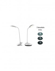CANDEEIRO LED MOLA FLEX. 4,5W 4000K DIM USB/230V