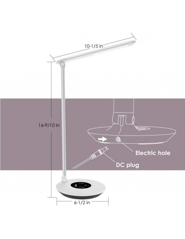 CANDEEIRO LED FLEX. 6W 4000K 300LM DIM USB/230V