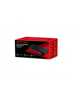 SWITCH DE REDE ETHERNET 8 PORTAS RJ45 100/1000Mbps