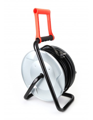 EXTENSAO ENROLADORA METALICA C/ 4 TOMADAS 3G2,5 40MT