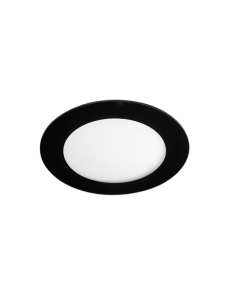 DOWNLIGHT LED 12W RED/ENC 3CCT - FURO 158MM / 800LM IP44 - ARO PRETO DOWNLIGHT LED 12W RED/ENC 3CCT - FURO 158MM / 800LM IP44 - ARO PRETO